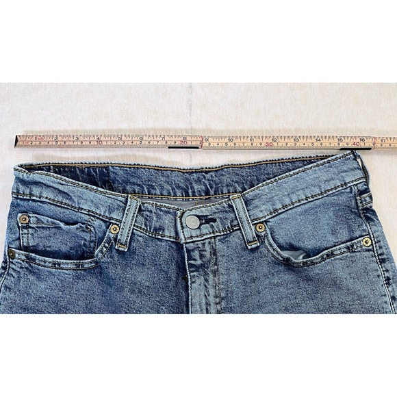 Levi's 541 Womens Jeans W33 L34 Blue Denim Athletic Taper Mid Rise - Picture 4 of 7